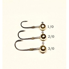 Kvalitatīvas 7g volframa jig galvas ar 1/0 2/0 3/0  kvalitatīviem un asiem Mustad āķiem