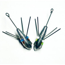 Vietējo Latvijas meistaru roku darbs - svini jūras makšķerēšanai eži