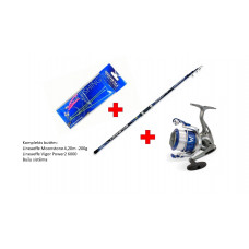 Komplekts butēm Lineaeffe Moonstone 4,20m 100-200g + Lineaeffe Vigor Power2+sistēma