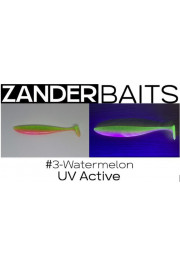 ZanderBaits silikona māneklis Zander Shaker 5’ 12,5cm #3-Watermelon UV Active