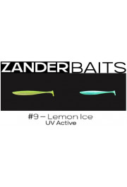 ZanderBaits silikona māneklis Zander Shaker 5’ 12,5cm #9-Lemon Ive UV Active