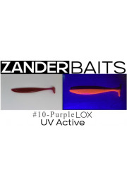 ZanderBaits silikona māneklis Zander Shaker 5’ 12,5cm #10-Purple LOX UV Active
