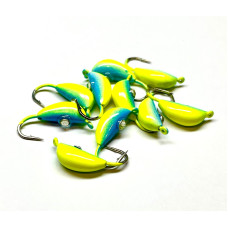 Volframa banāns ar kristāliņu 2g 006