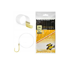 Miracle fish āķi ar pavadiņām Chinu #6 #8 #10