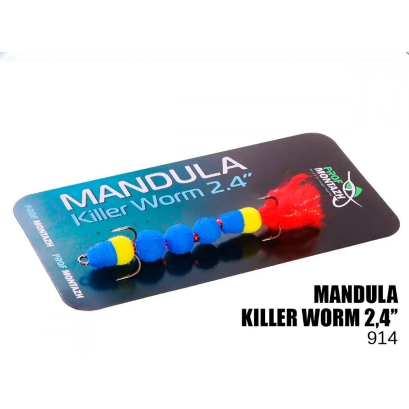 Prof Montazh mikro mandula Killer Worm 60mm #914