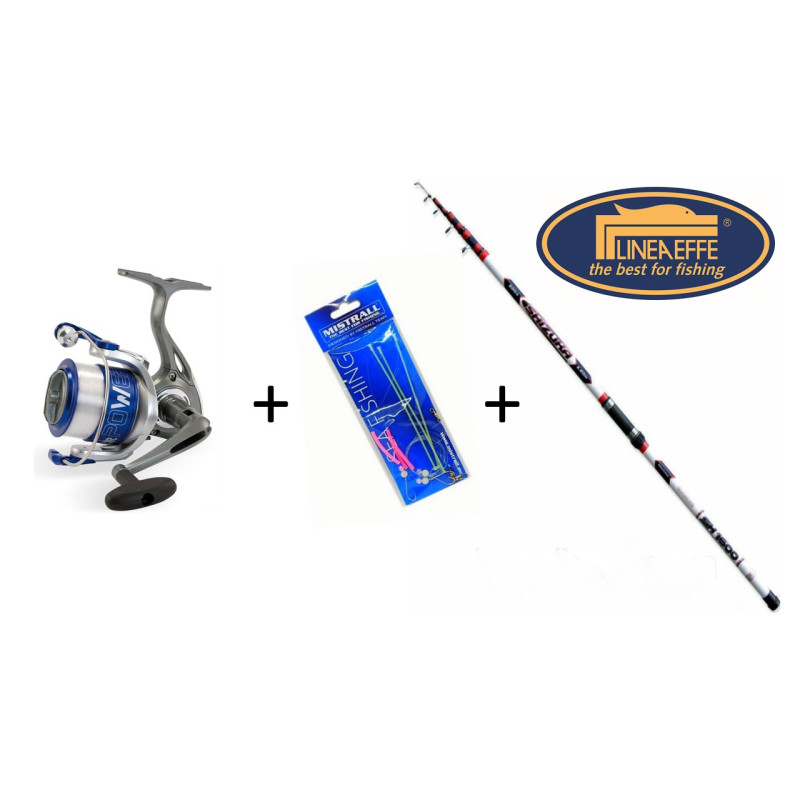 Komplekts butēm Lineaeffe Shizuka SH1600 4,20m -220g + Lineaeffe Vigor Power2 60 + sistēma