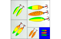 Latvijas meistara Viktora roku darbs lašu šūpiņi 19g 22g un 24g