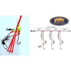 Lineaeffe Power Salt Rig ar plastmasas stabiņiem āķa izmērs #2