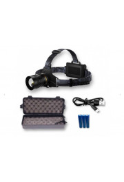 Ortex super light galvas lukturis ar ZOOM un UV funkciju