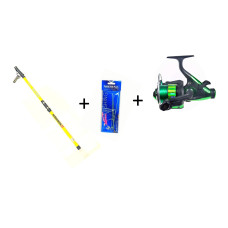 Komplekts butēm Robinson Power Flex 4,20m 100-250g + Miracle Fish 5000 +sistēma