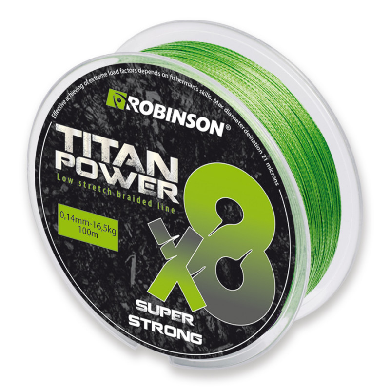 Pītā aukla Robinson Titan Power X8 150m