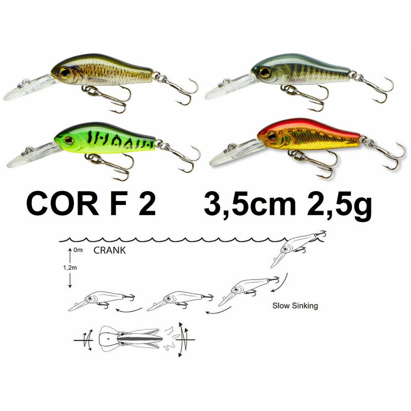 Voblers Cormoran COR F2 (3,5cm 2,5gr)