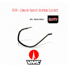 Āķi VMC Dropshot Light 7119, izm. 1/0 un 2/0 (iepakojumā 5 gab)