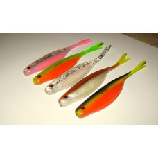 Saenger Iron Claw Premium Split Tail 10cm (arī 15cm)- drop shot gumijas zivis