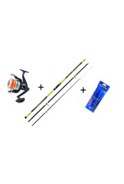 Komplekts butēm Lineaeffe Shizuka SH1800 4,20m -250gr, trīsdaļīga + Lineaeffe spole Vigor Prime 7000 + sistēma