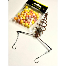 Vietējā meistara feeder un gruntsmakšķerēšanas sistēma 25gr