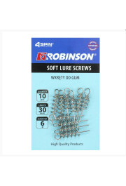 Robinson skrūves gumijas zivīm 6mm un 8mm