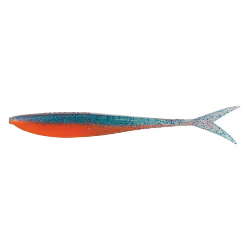 ZanderBaits silikona DROP SHOT māneklis V-Tail FAT 5.5’ 14cm #11-Morning Star UV Active