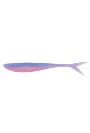 ZanderBaits silikona DROP SHOT māneklis V-Tail FAT 7’ 18cm #2- Neon Reef UV
