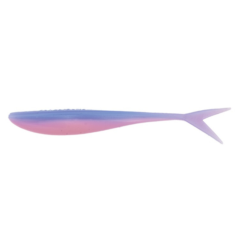 ZanderBaits silikona DROP SHOT māneklis V-Tail FAT 7’ 18cm #2- Neon Reef UV