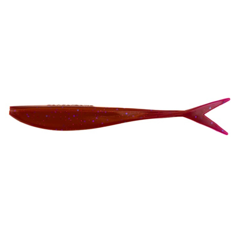 ZanderBaits silikona DROP SHOT māneklis V-Tail FAT 5.5’ 14cm #10-Pink LOX UV Active