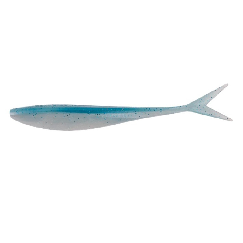 ZanderBaits silikona DROP SHOT māneklis V-Tail FAT 5.5’ 14cm #8-Silver Lake Natural