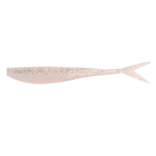ZanderBaits silikona DROP SHOT māneklis V-Tail FAT 5.5’ 14cm #2-White Pearl Natural